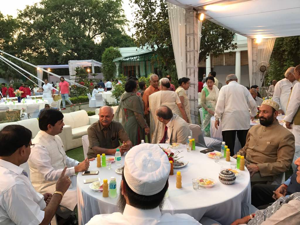 at Iftar Organised by Dr. M Wali at RB, New Delhi